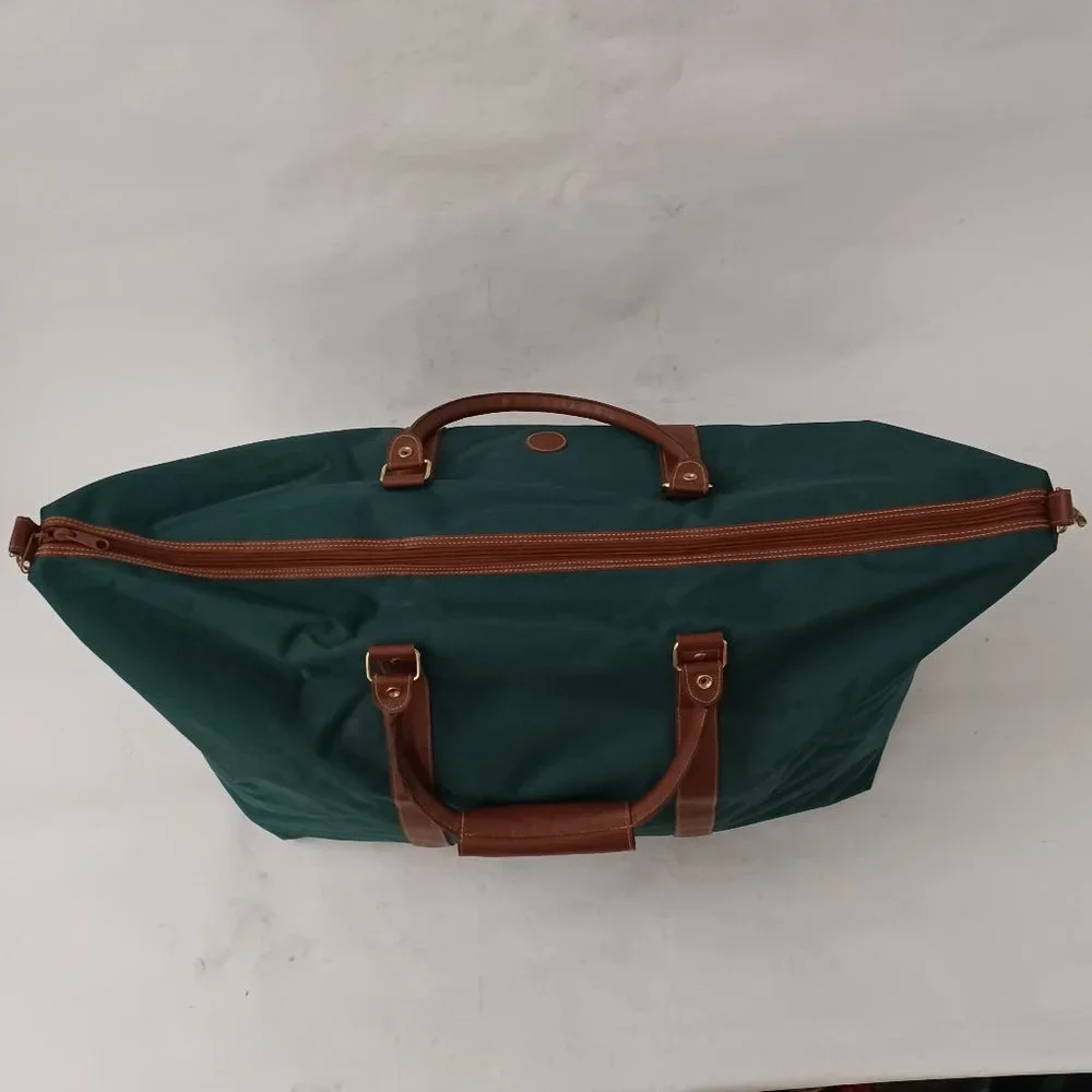 🐎 Polo Ralph Lauren Green Old School Duffel Weekender Travel Bag 🐎